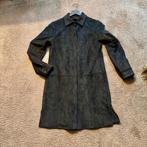 Ultra Suede Coat / Shirt Dress Size 2 NO BUNDLE